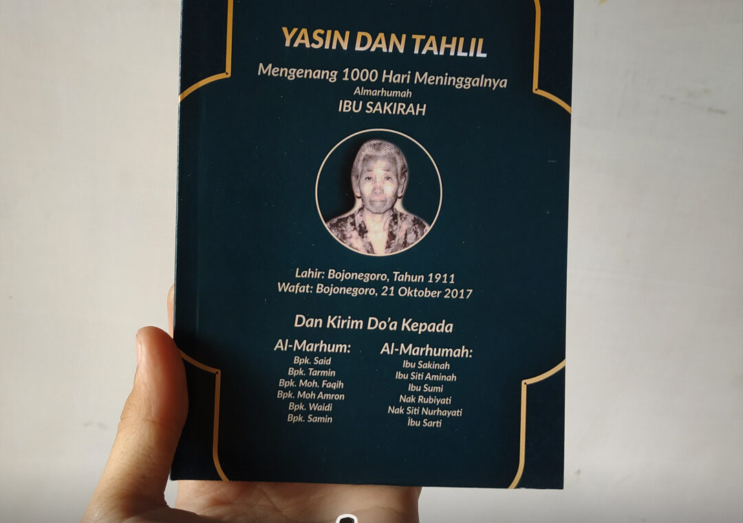 Cetak Buku Yasin Tahlil Custom di Bojonegoro